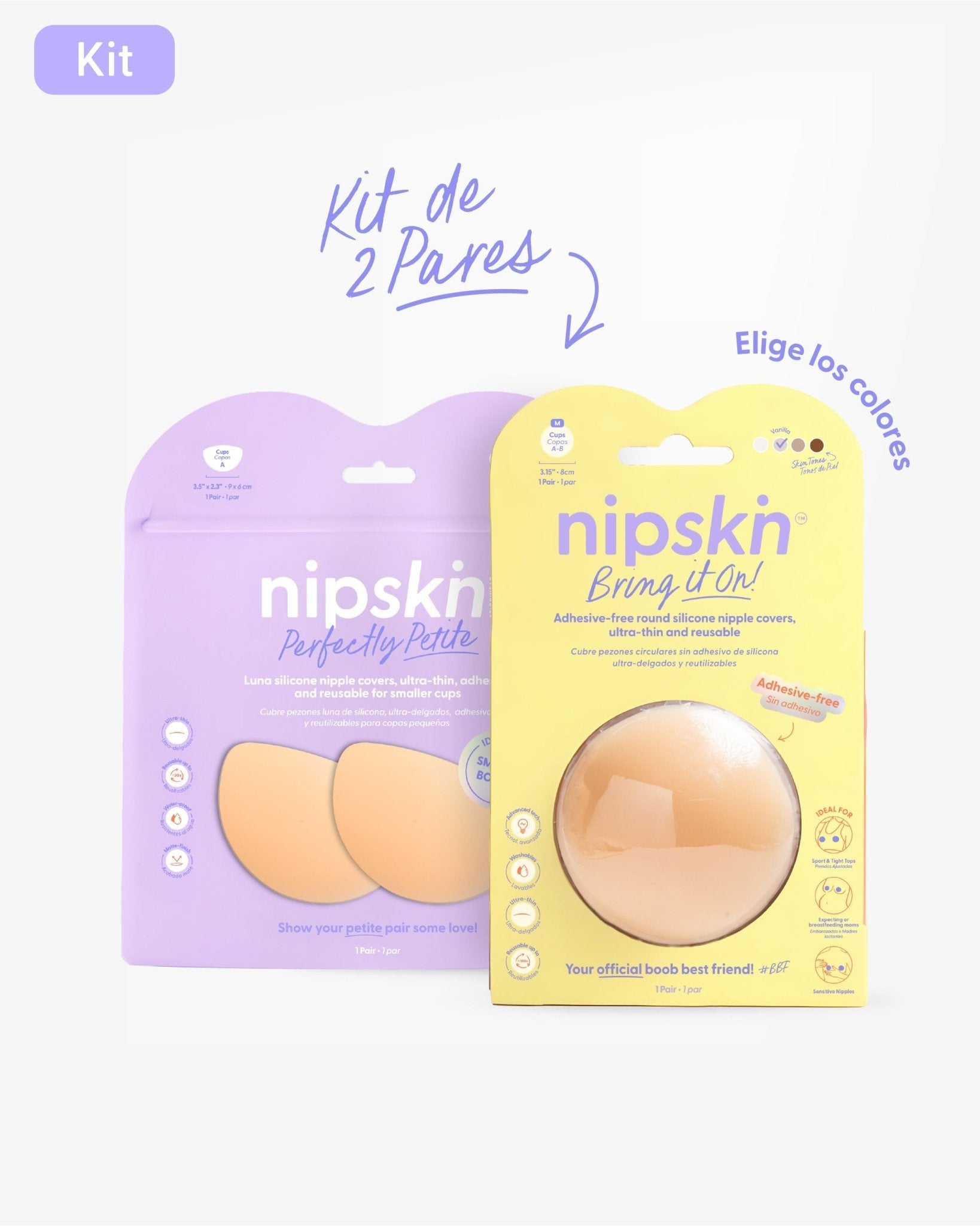Cubrepezones de Silicona - Nipskin®
