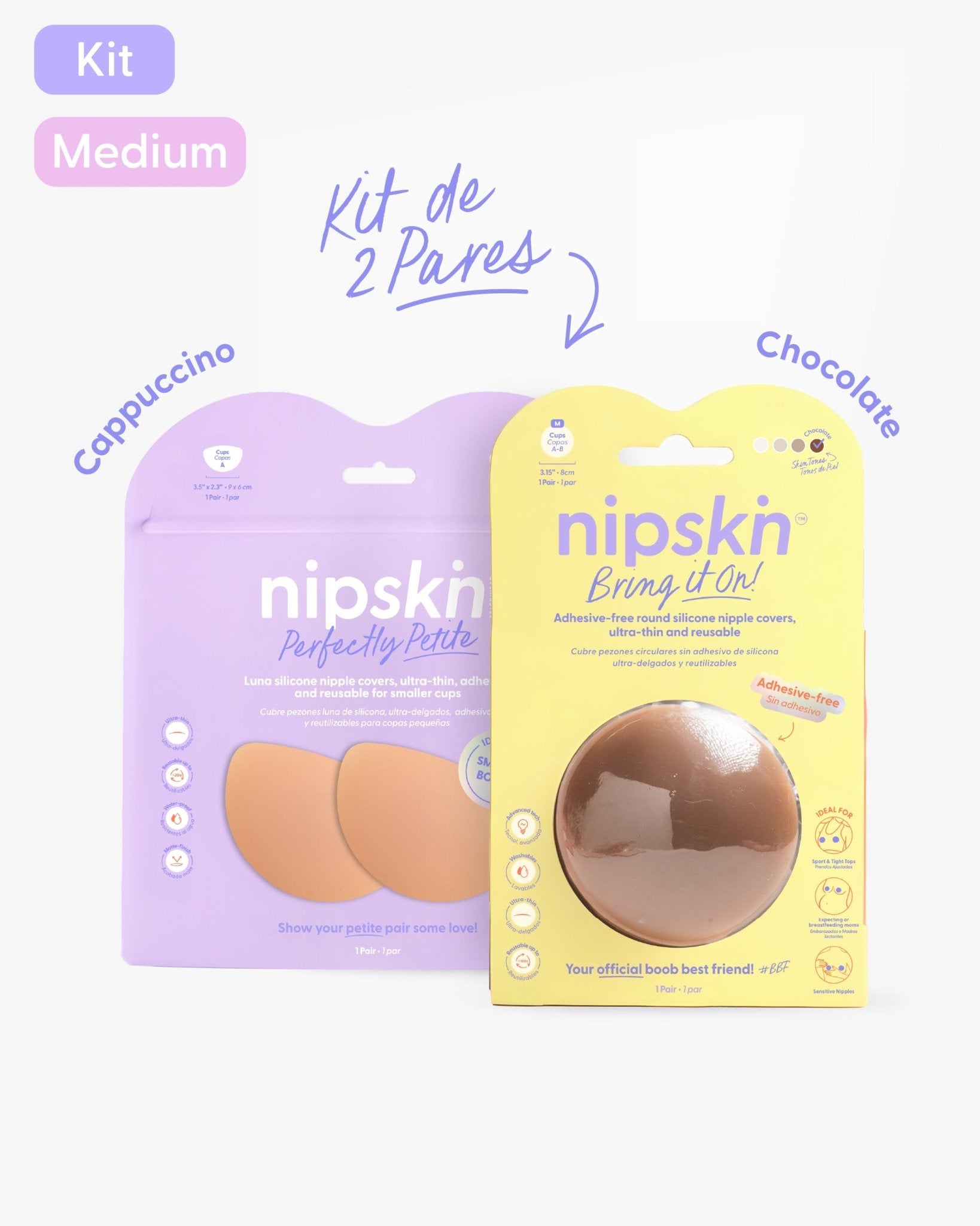 Cubrepezones de Silicona - Nipskin®