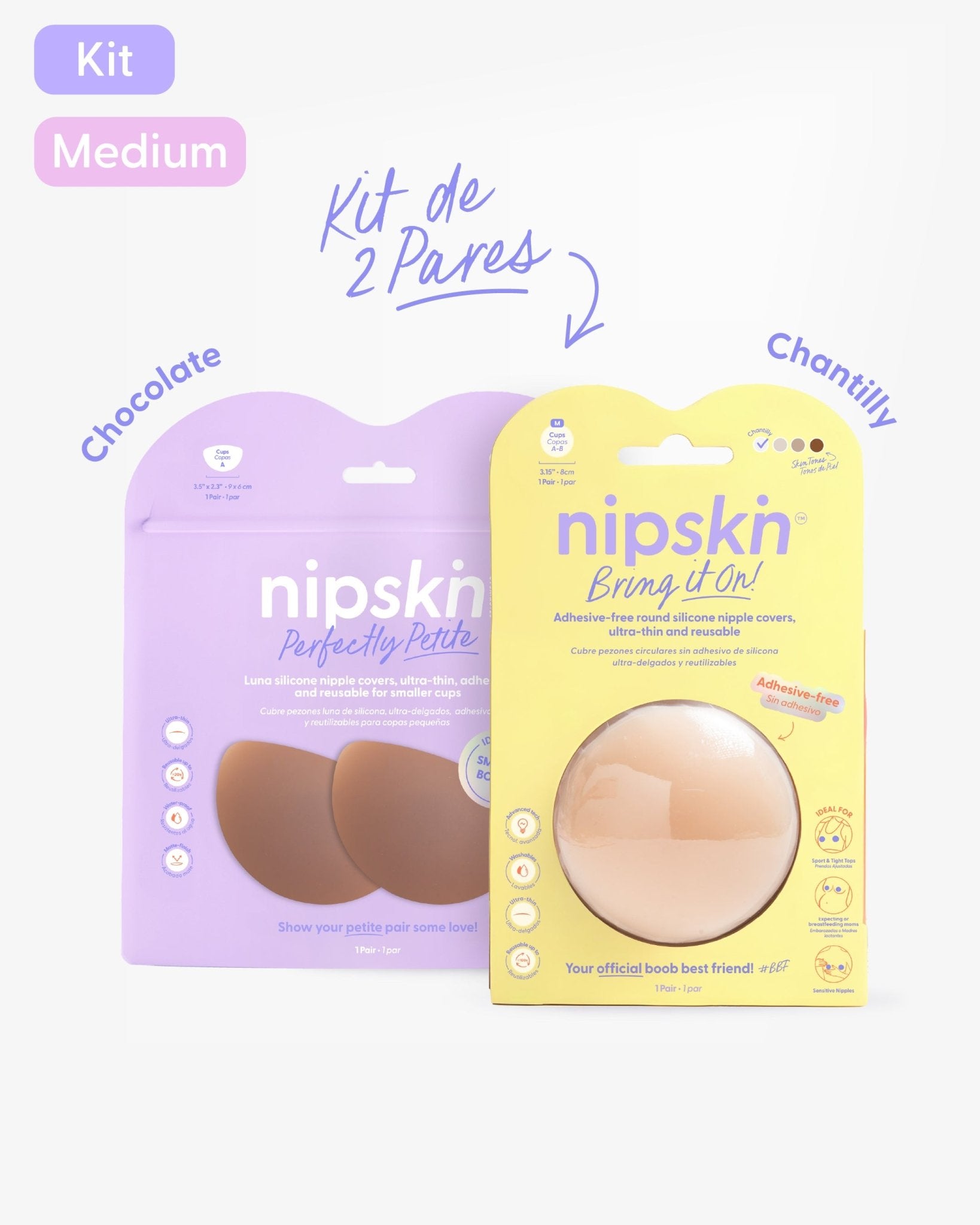 Cubrepezones de Silicona - Nipskin®