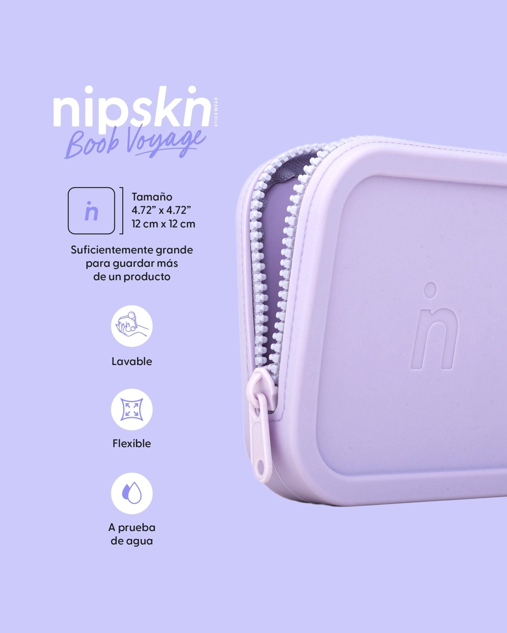 Kit de Cubre pezón, Cinta para Ropa y Estuche - Nipskin®