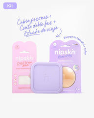 Kit de Cubre pezón, Cinta para Ropa y Estuche - Nipskin®