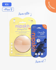 Kit Cubrepezones Pareja: Anti - Roce (Él) + Sin Adhesivo (Ella) - Nipskin®