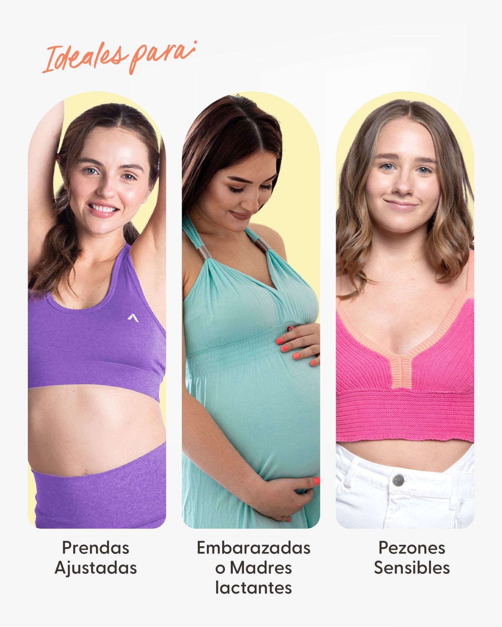 Kit Cubrepezones Pareja: Anti - Roce (Él) + Sin Adhesivo (Ella) - Nipskin®