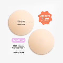 Kit Cubrepezones Pareja: Anti - Roce (Él) + Sin Adhesivo (Ella) - Nipskin®