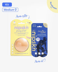 Kit Cubrepezones Pareja: Anti - Roce (Él) + Sin Adhesivo (Ella) - Nipskin®