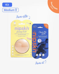 Kit Cubrepezones Pareja: Anti - Roce (Él) + Sin Adhesivo (Ella) - Nipskin®
