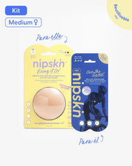 Kit Cubrepezones Pareja: Anti - Roce (Él) + Sin Adhesivo (Ella) - Nipskin®