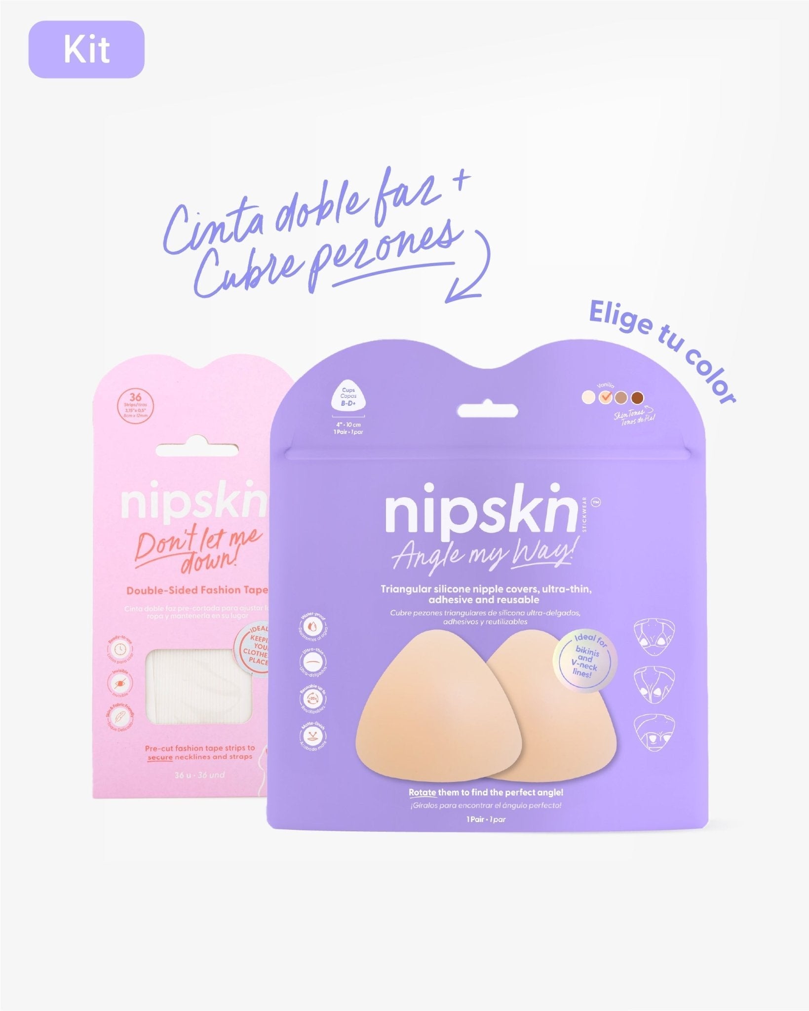 Cubrepezones de Silicona - Nipskin®
