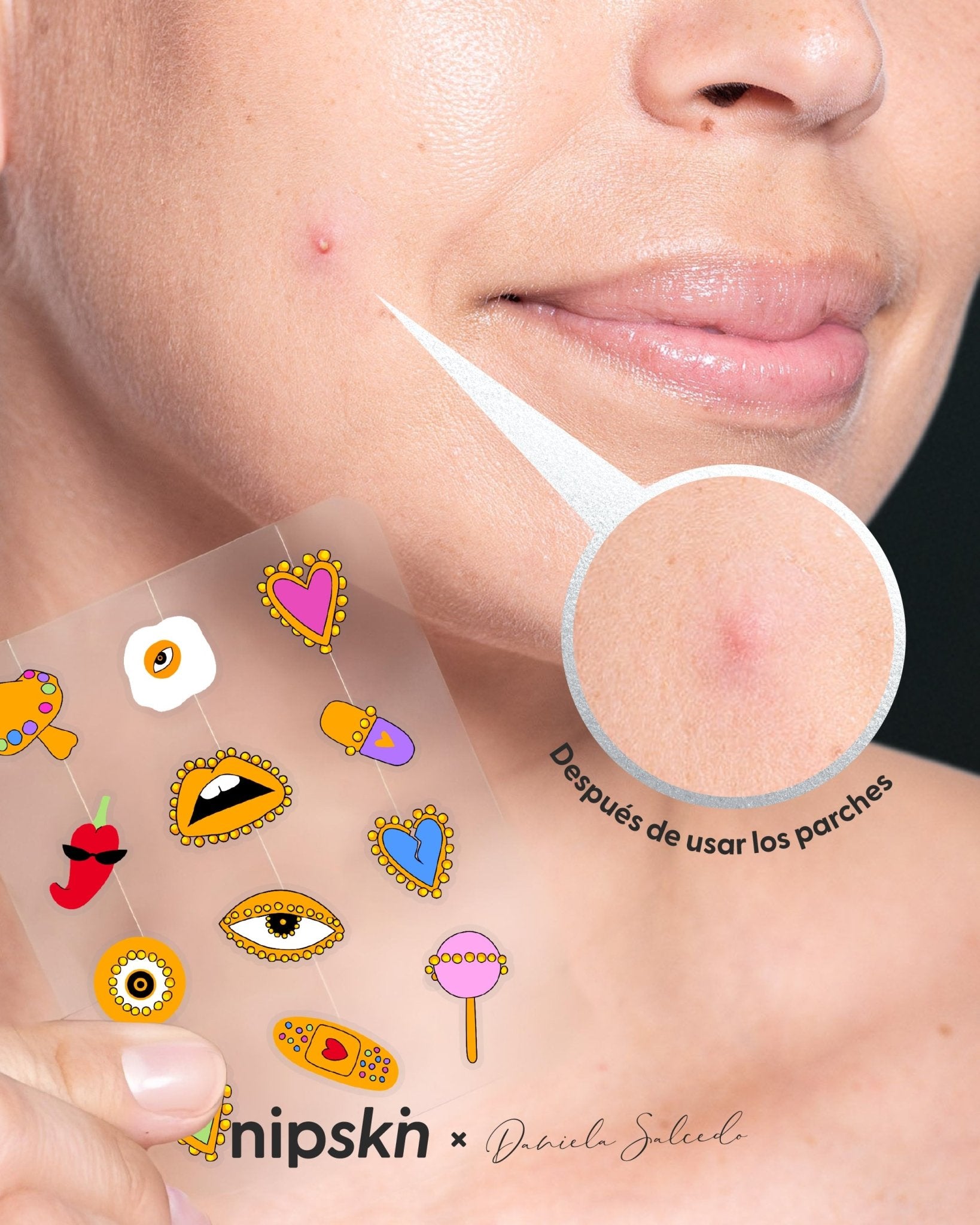 KIT: Parches DS + Pimple Pouch Nipskin® x DS – Daniela Salcedo
