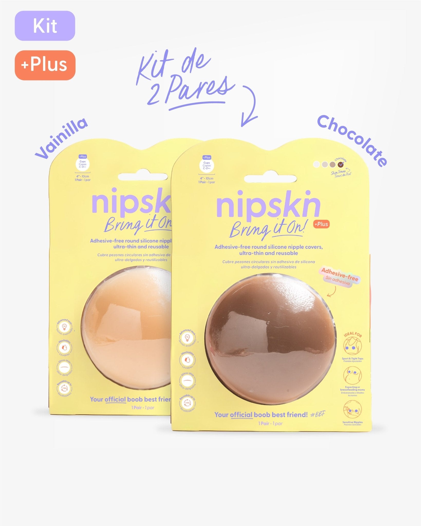 Cubrepezones de Silicona - Nipskin®