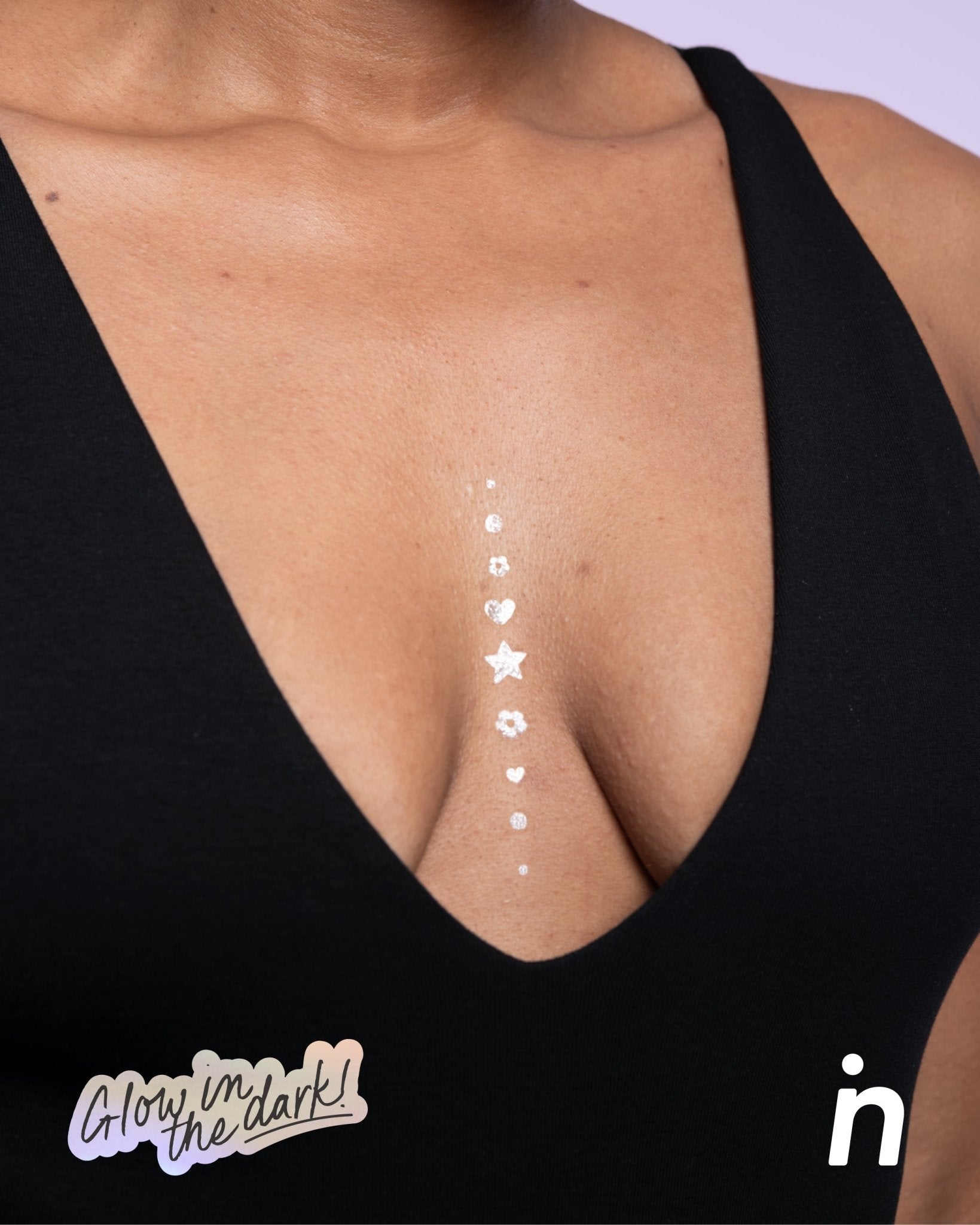 Kit x5 Calcomanías que Brillan en la Oscuridad para Rostro y Cuerpo, Glow Getter – Nipskin®