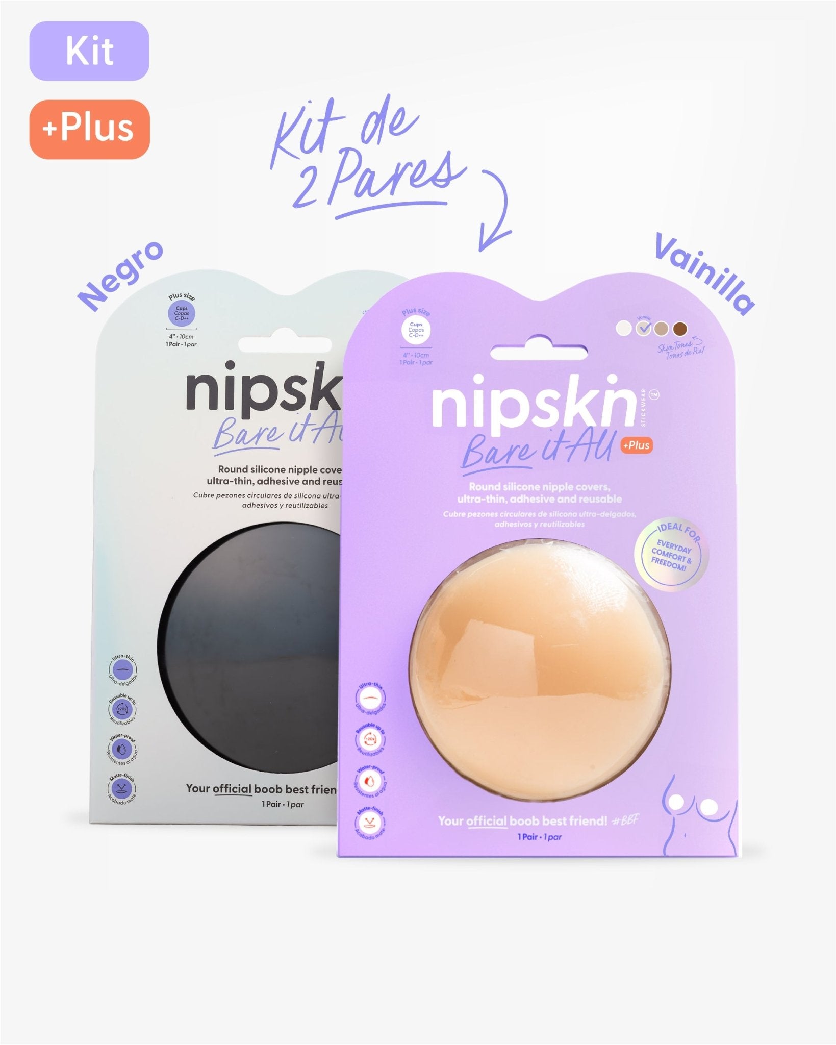 Copas de Silicona para Senos - Nipskin®