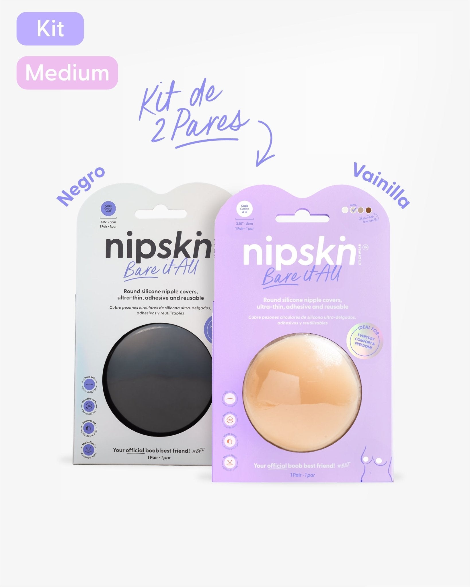 Copas de Silicona para Senos - Nipskin®