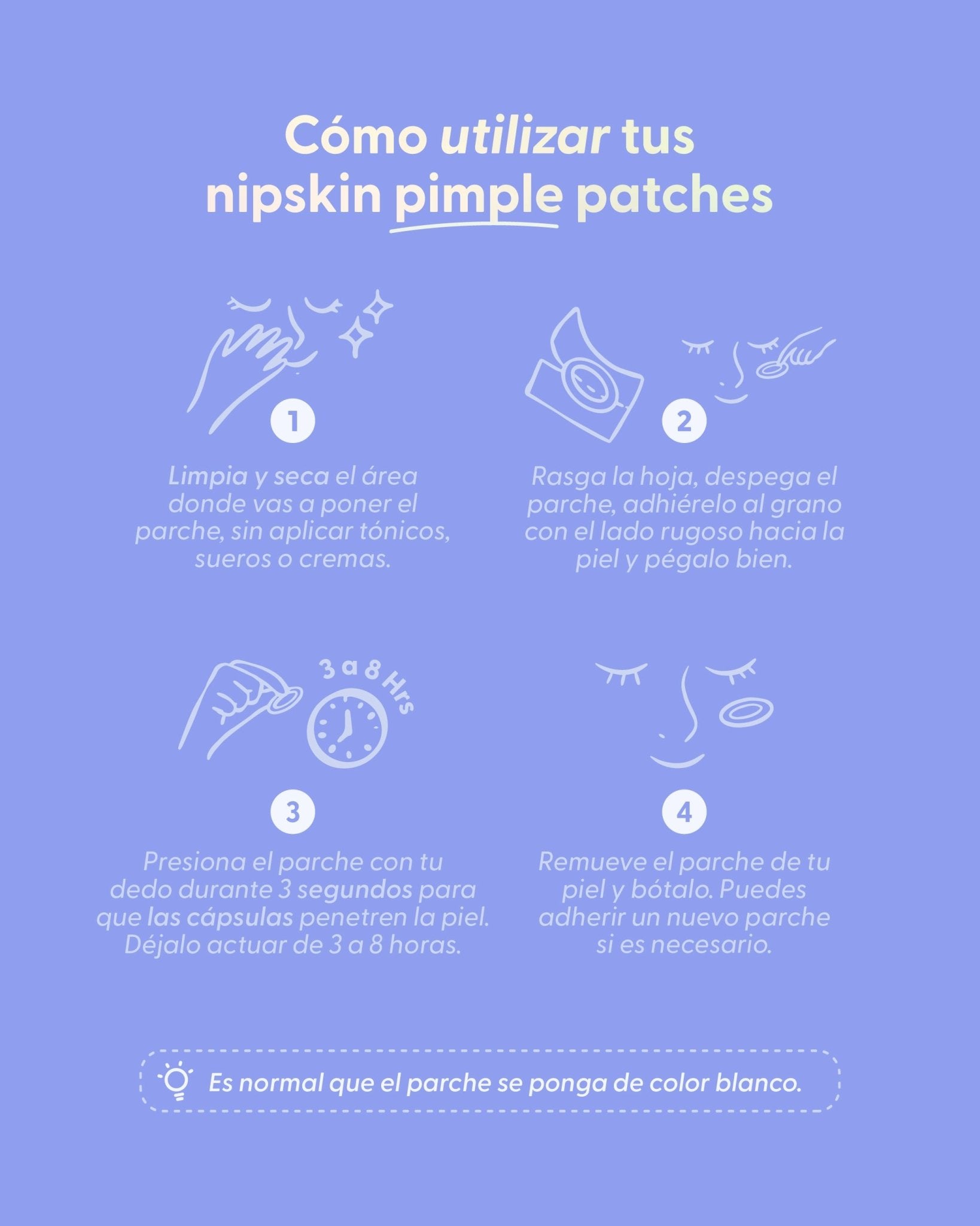 Parches con Ácido Salicílico más Estuche - Nipskin®