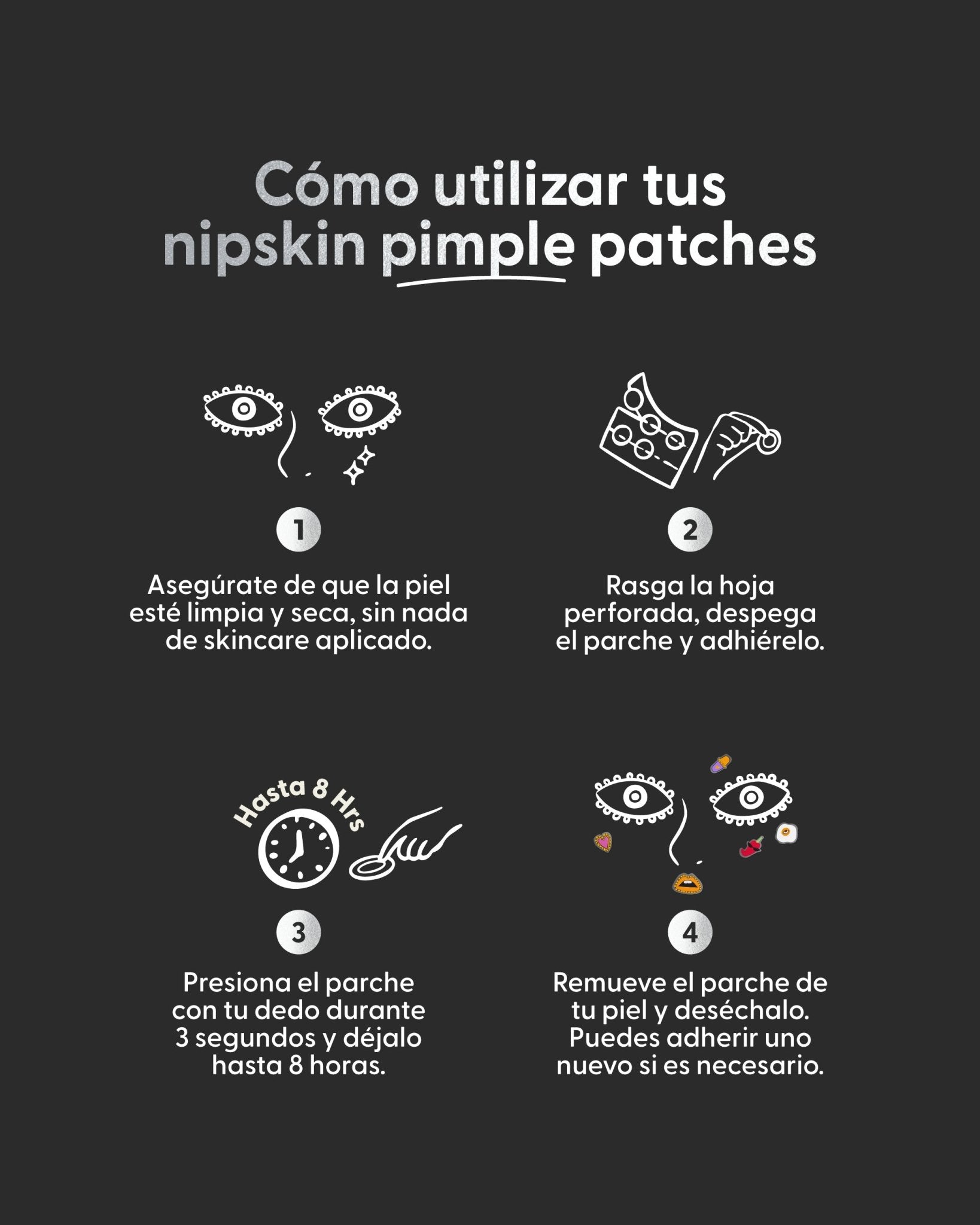 Parches para Granitos Eye - Conic – Daniela Salcedo x Nipskin®