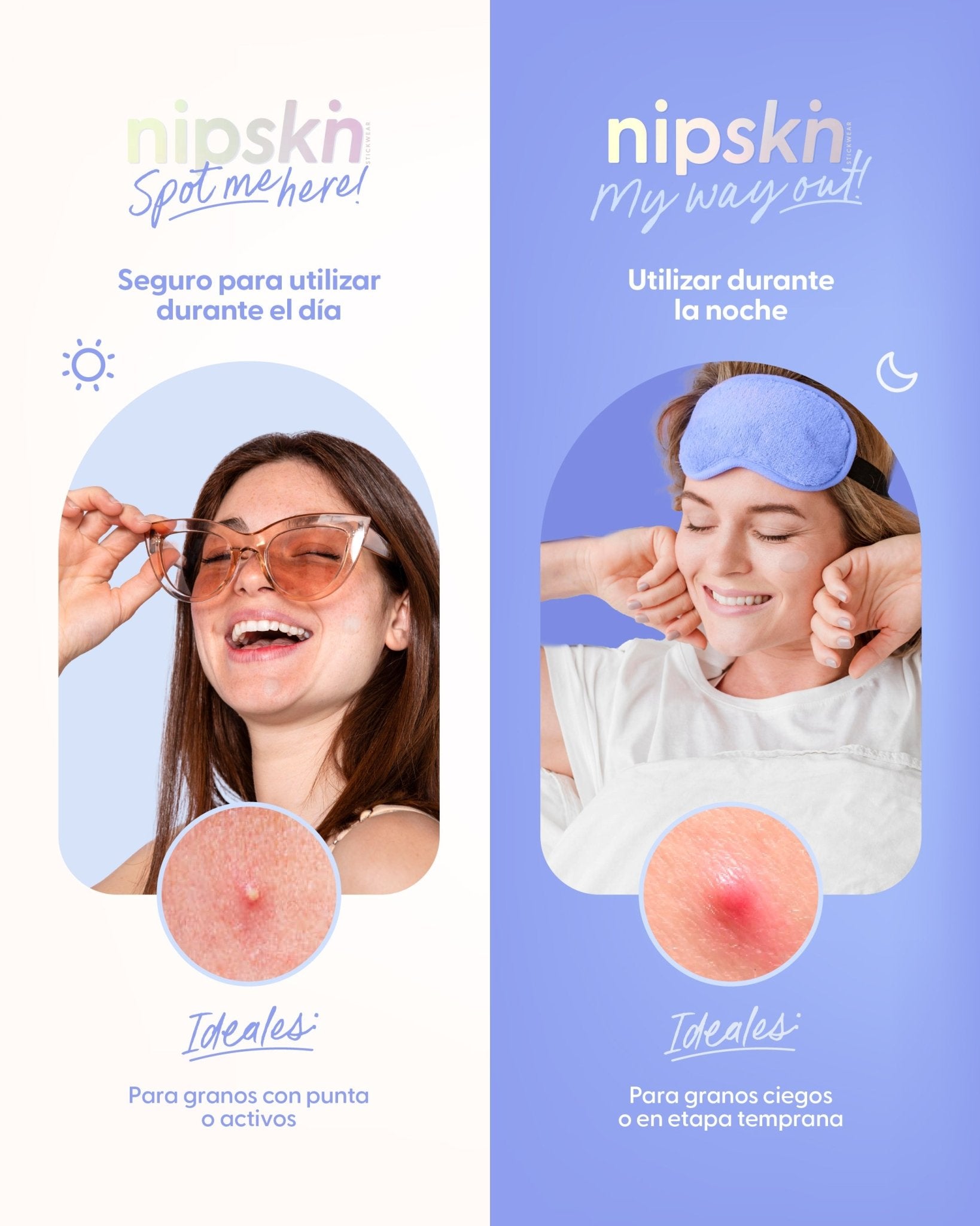 Parches para Granos más Estuche, Pimple Patches  - Nipskin®