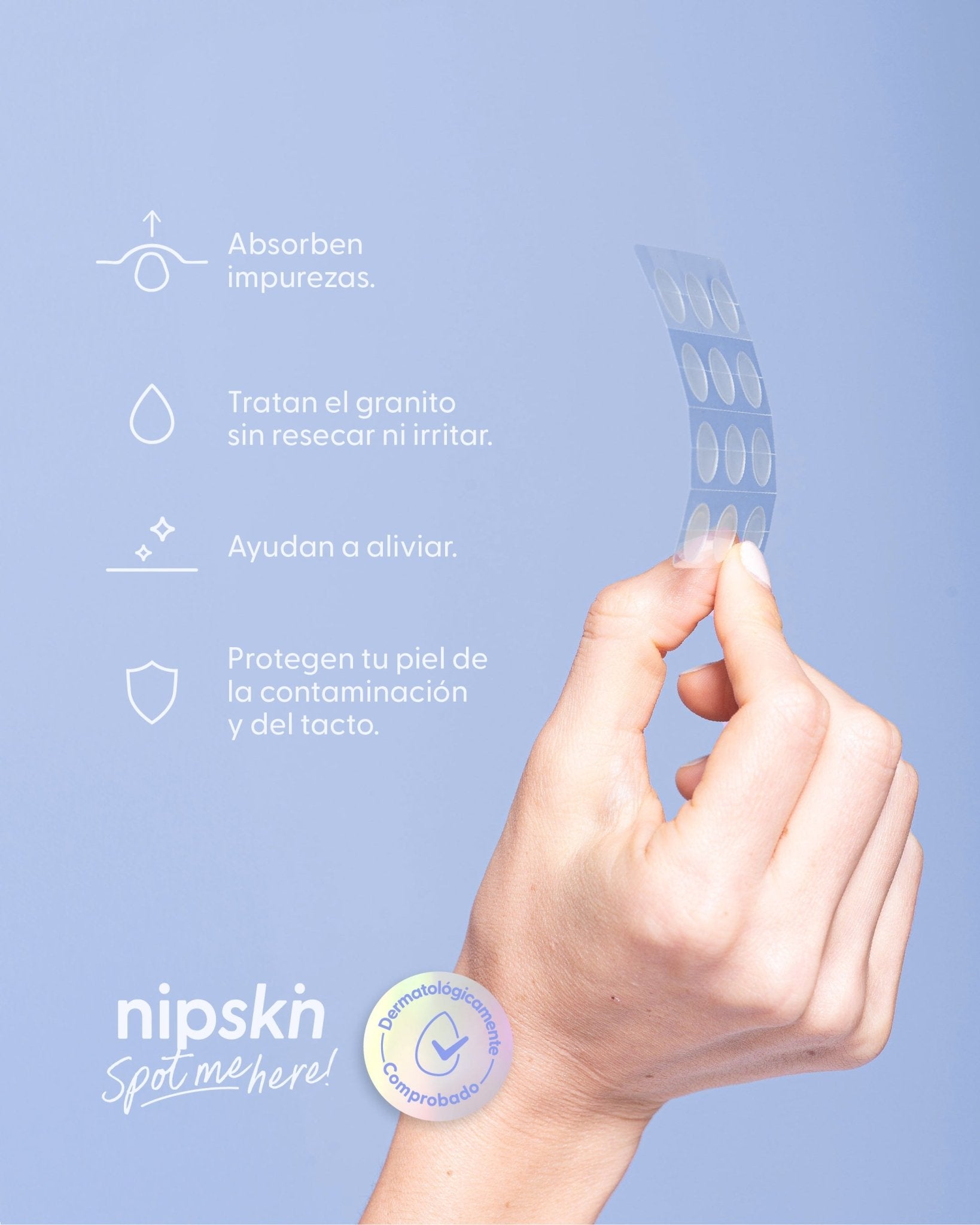 Parches para Granos más Estuche, Pimple Patches  - Nipskin®