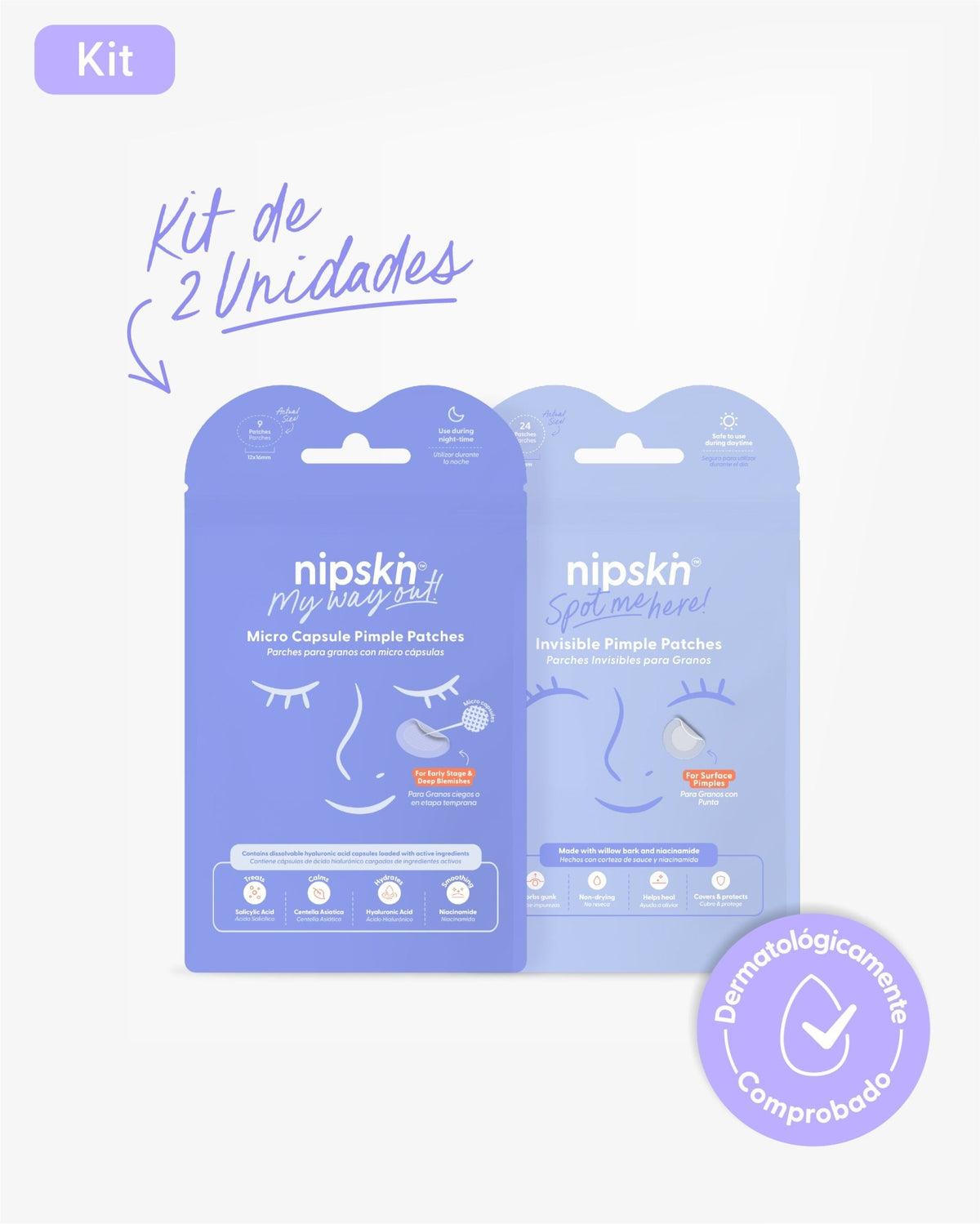 Parches para Granos, Pimple Patches  - Nipskin®