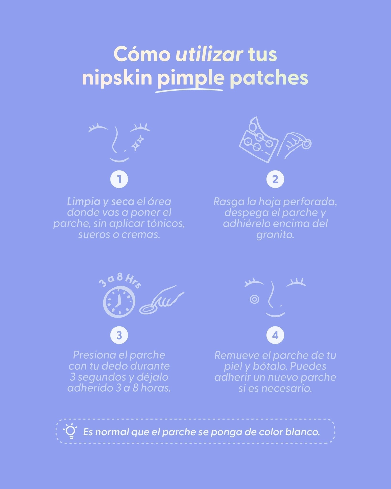 Parches para Granos, Pimple Patches  - Nipskin®