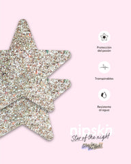 Star Of The Night Glow - Stickers para cubrir los pezones de un solo uso - Nipskin