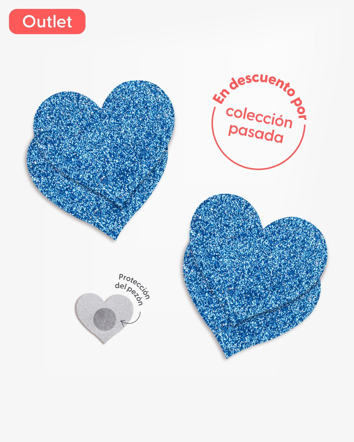 Stickies Night Blue Heart - Flash Outlet - Nipskin